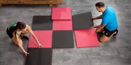 Podložka puzzle - ideální nejen pro domácí posilovnu!