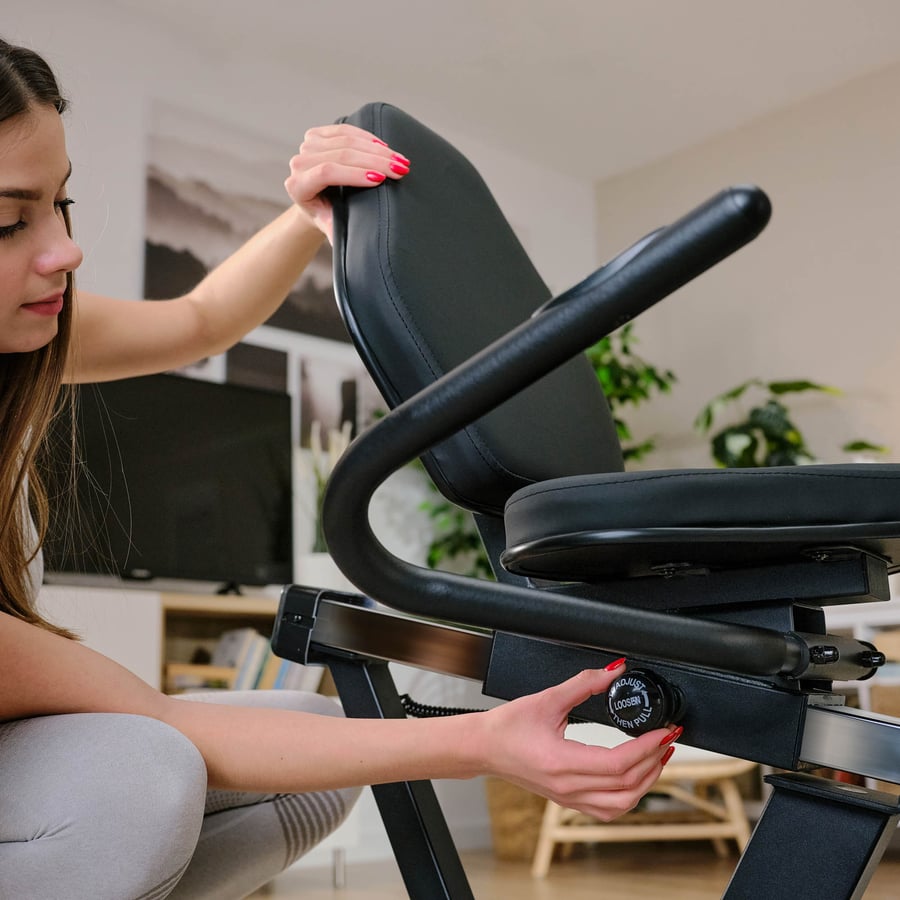 Rower leżący HS-060L Pulse Czer