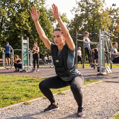 Zátěžová vesta 10 kg HS-110WW_5