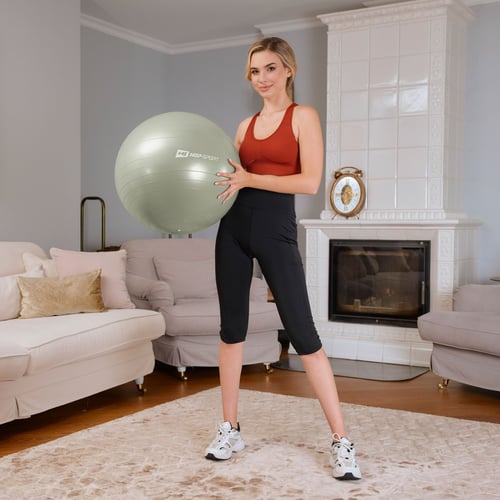 Yoga ball 45cm HS-R045YB - sage