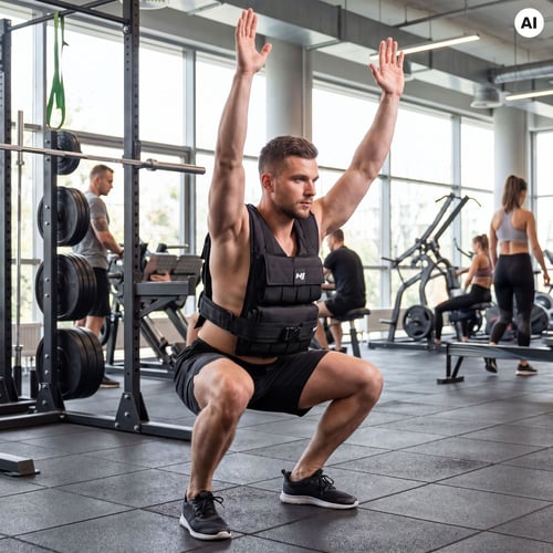 Zátěžová vesta 20 kg HS-120WW_3