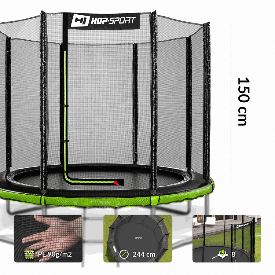 Vnější síť na trampolínu 8FT HS-TON008Z