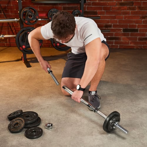 Zestaw hantli żeliwnych 1x30kg