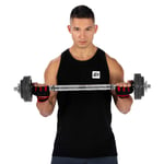 Cast Iron Dumbbell Set 2x10kg w - 1