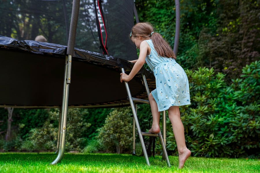 Trampolina 10FT z siatką zewnęt - 11