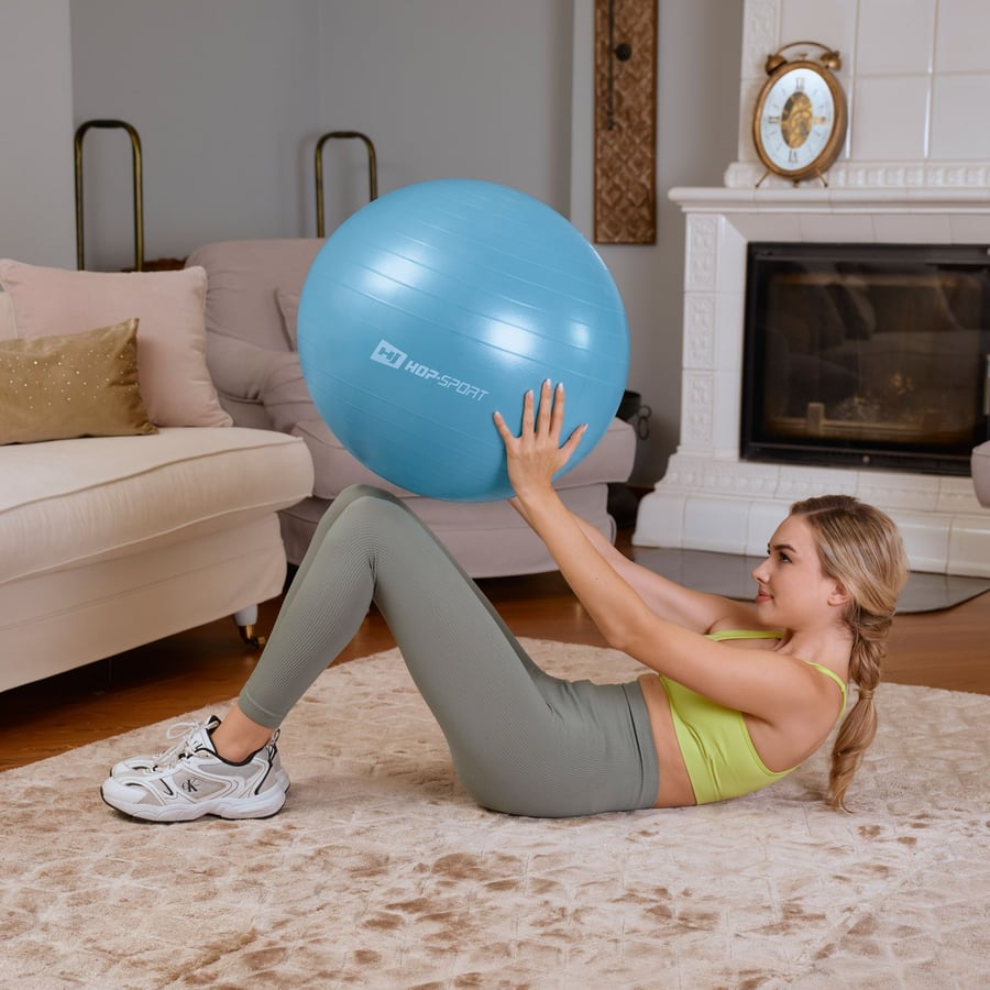 Yoga ball 45cm HS-R045YB - blue - 1