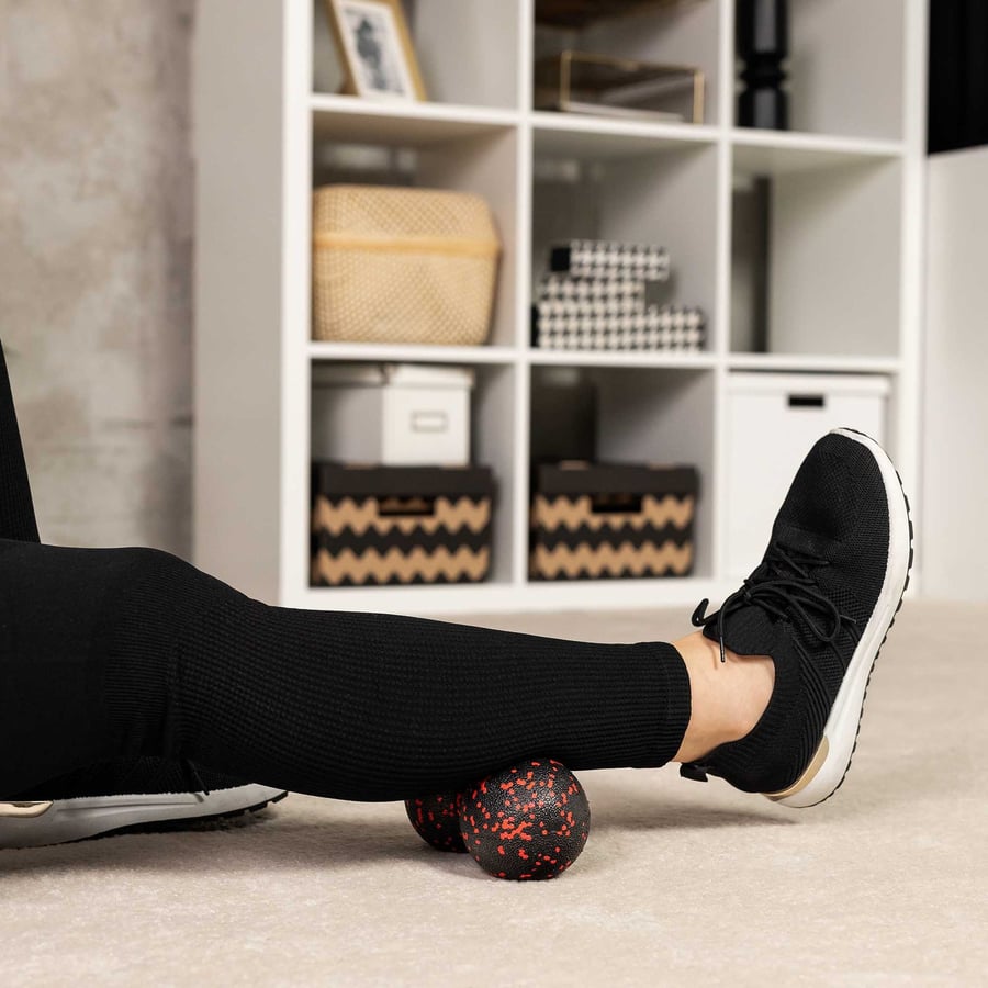 Zestaw do masażu czarno/czerwon