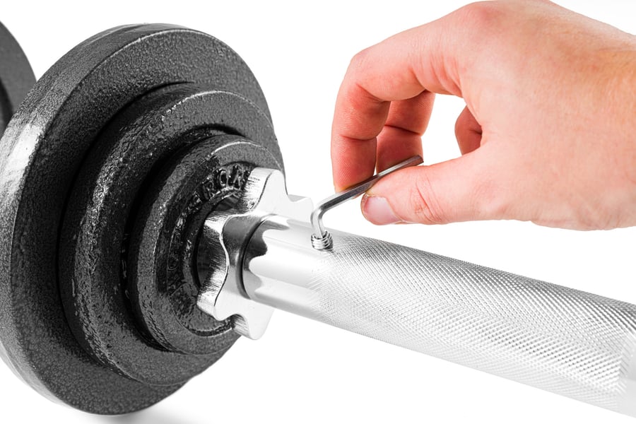 Cast Iron Dumbbell Set 2x15kg w