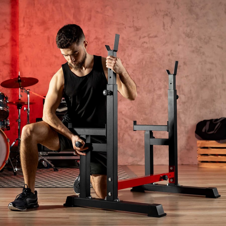 Stojaki pod sztangę regulowane