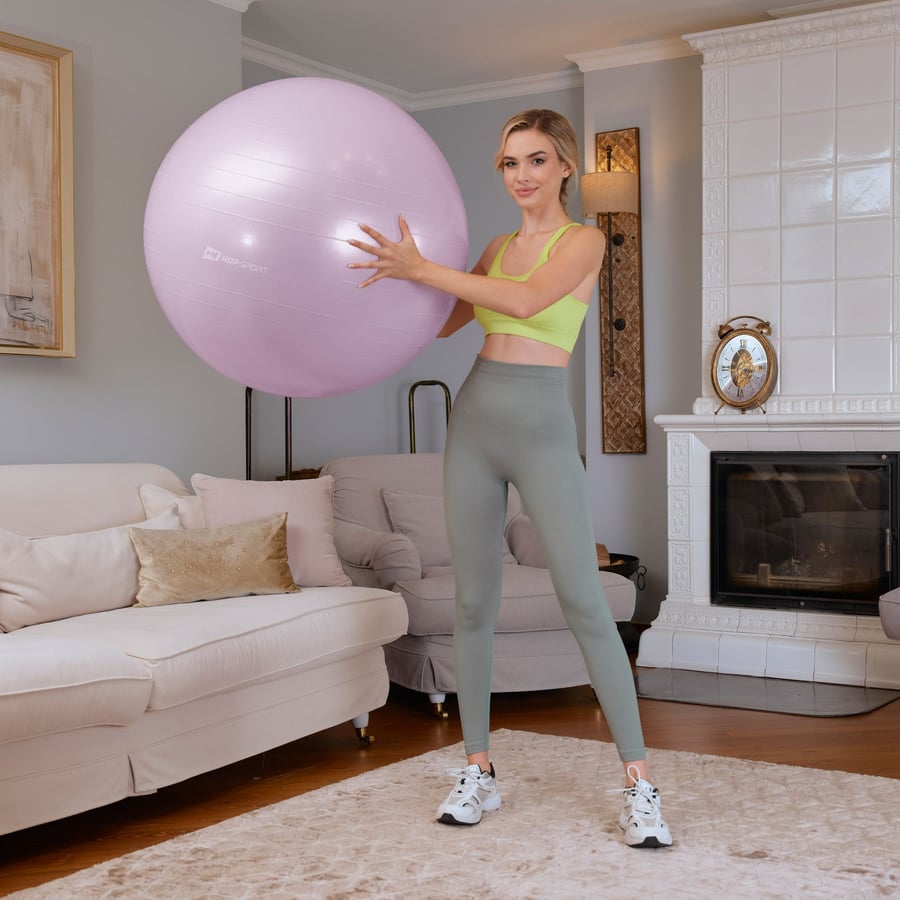 Yoga ball 85cm HS-R085YB - viol