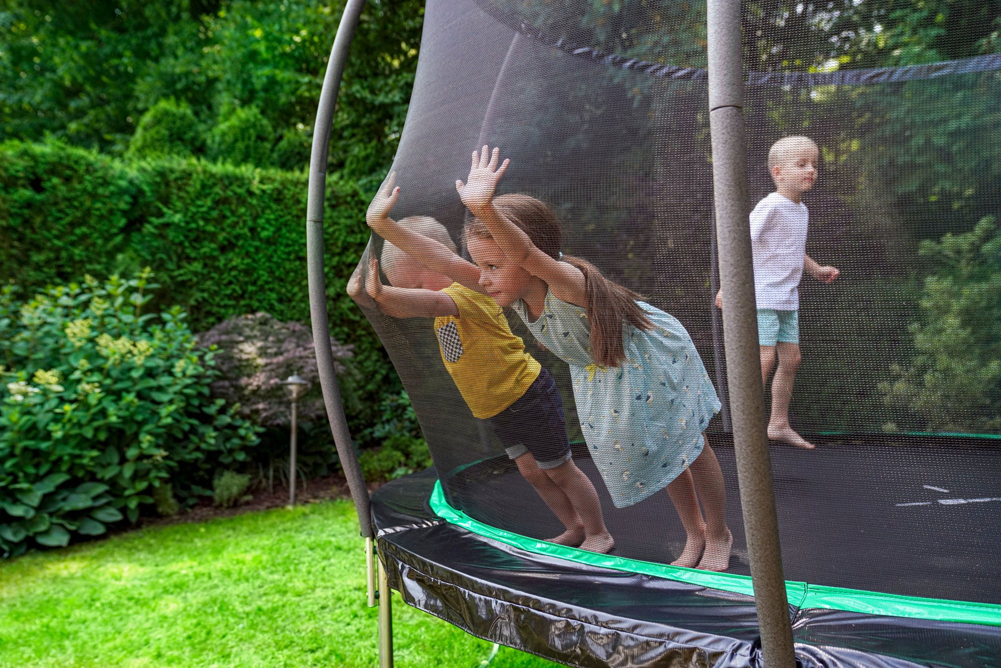 bezpečnostní síť zahradní trampolíny hop-sport