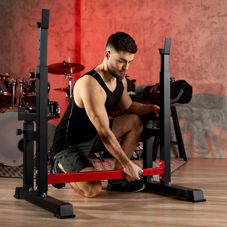 Stojaki pod sztangę regulowane