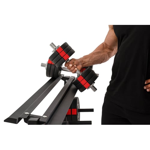 Stojak na obciążenie, hantle i