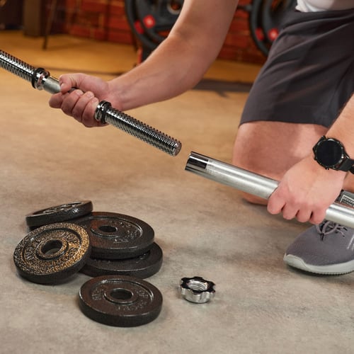 Zestaw hantli żeliwnych 1x30kg