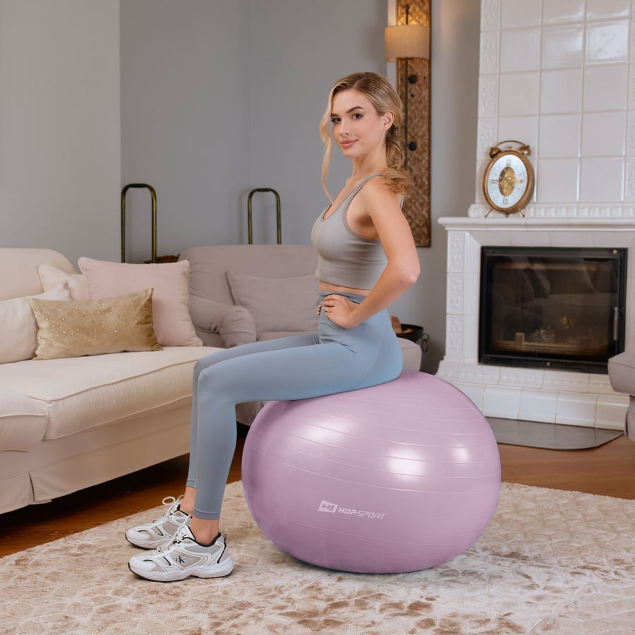 Yoga ball 65cm HS-R065YB - viol - 3