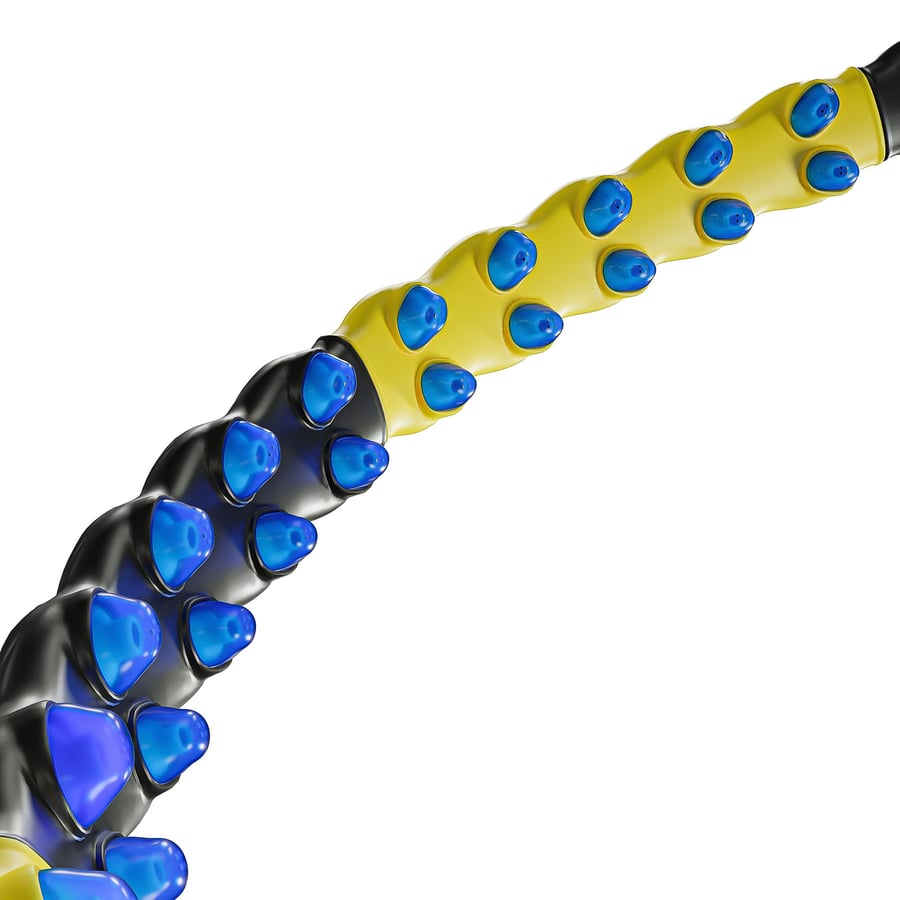 Hula-hop 110cm HS-080HH żółto-c