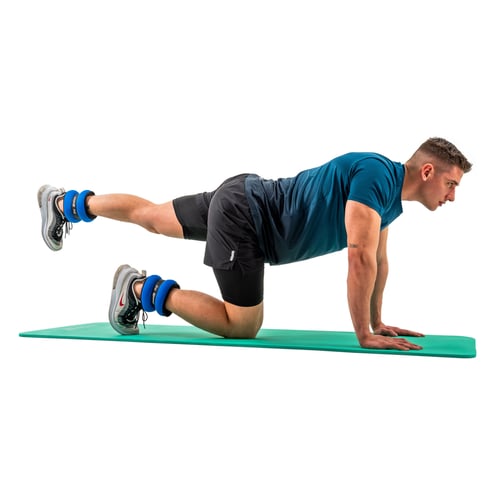 Zestaw obciążników na nogi i rę