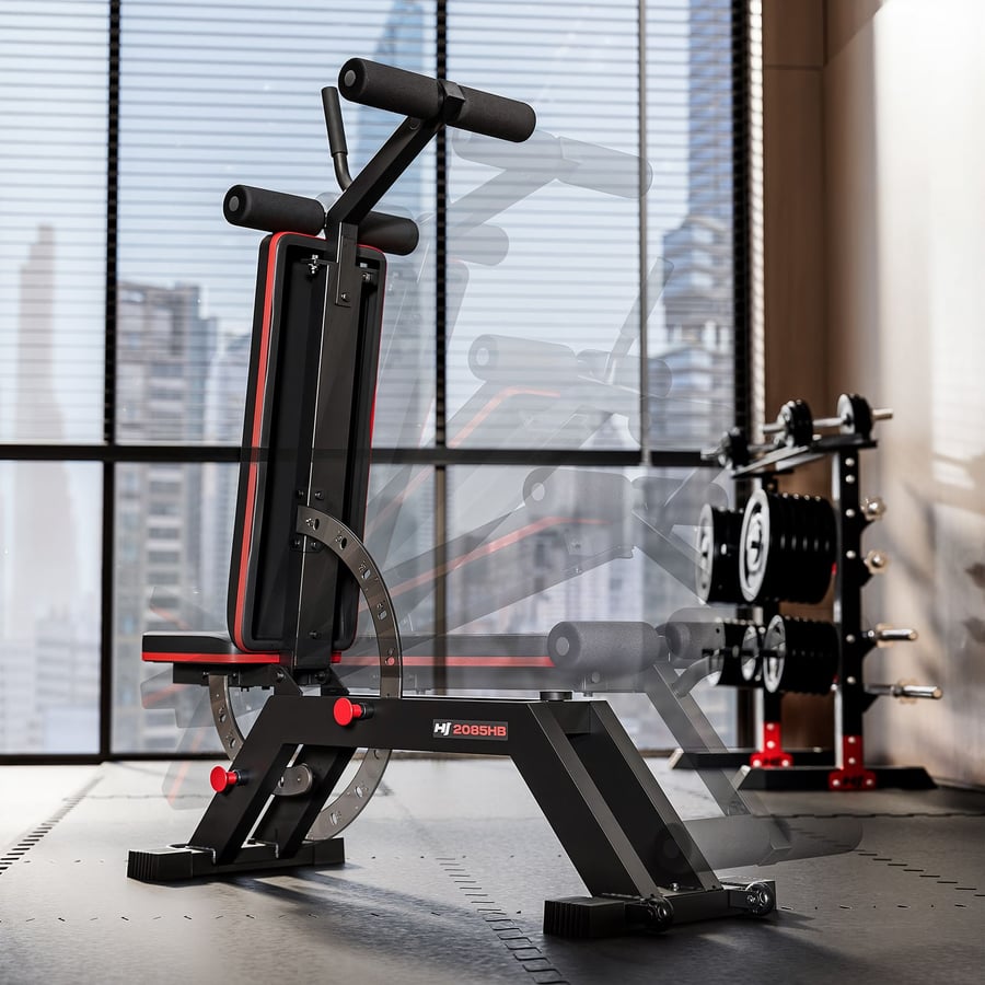 Ławka treningowa HS-2085HB - Zd - 8