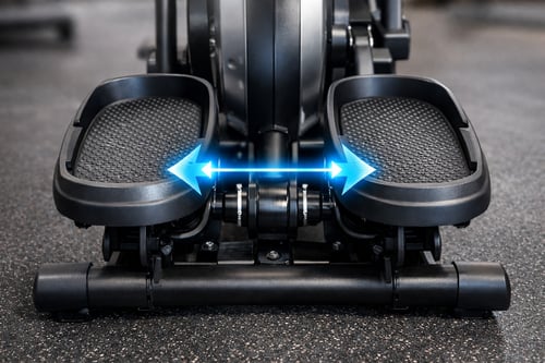 Q-factor (rozteč nášlapů) u elipticalu: co to je a proč to řešit kvůli kolenům