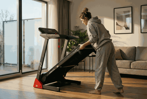 Skládací běžecký pás do bytu – výhody, nevýhody a jak vybrat běžecký pás do paneláku