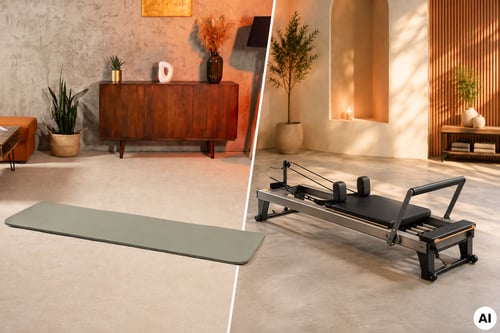 Pilates reformer nebo pilates na podložce: jaký trénink zvolit?