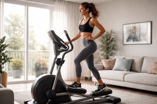 Eliptický trenažér - trénink „bez rukou“: jak na orbitreku posílit core a zlepšit držení těla