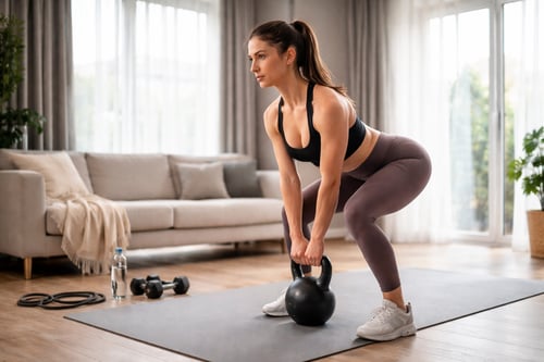Kettlebell na záda a držení těla: trénink proti kulatým zádům ze sezení