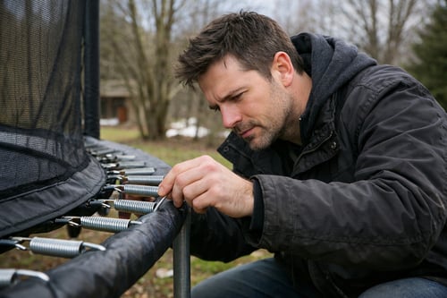 Jak zkontrolovat trampolínu před sezonou: rychlý checklist bezpečnosti