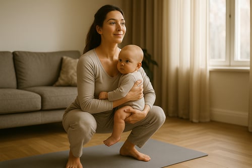 Cvičení s miminkem – bezpečný návrat do formy po porodu. Jak cvičit s miminkem a znovu se cítit skvěle ve svém těle