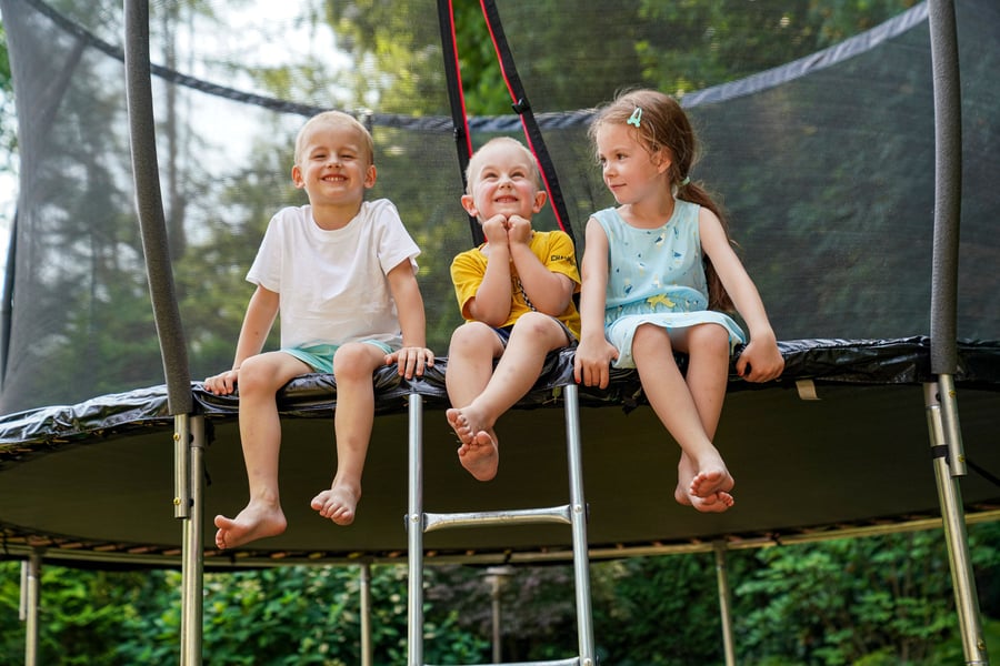 Trampolina 16FT z siatką zewnęt - 2