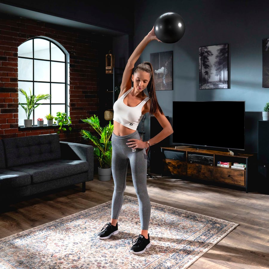 Piłka pilates 25cm HS-025PB cze