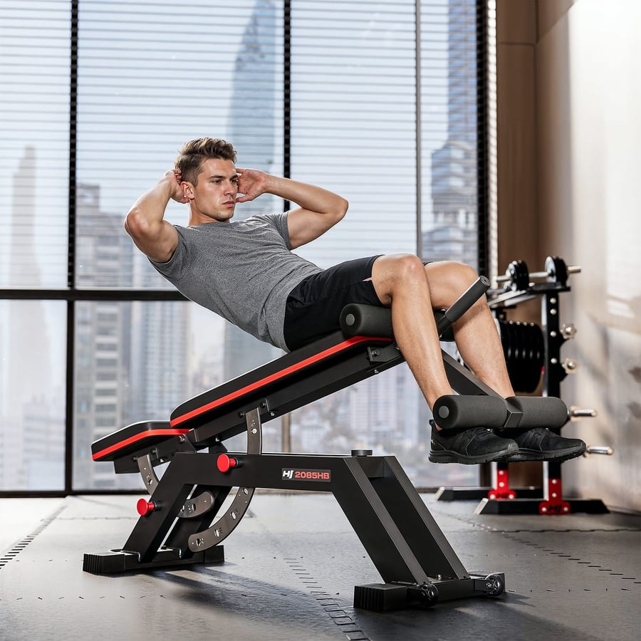 Ławka treningowa HS-2085HB - Zd - 6