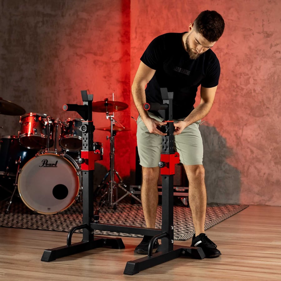 Stojaki pod sztangę regulowane