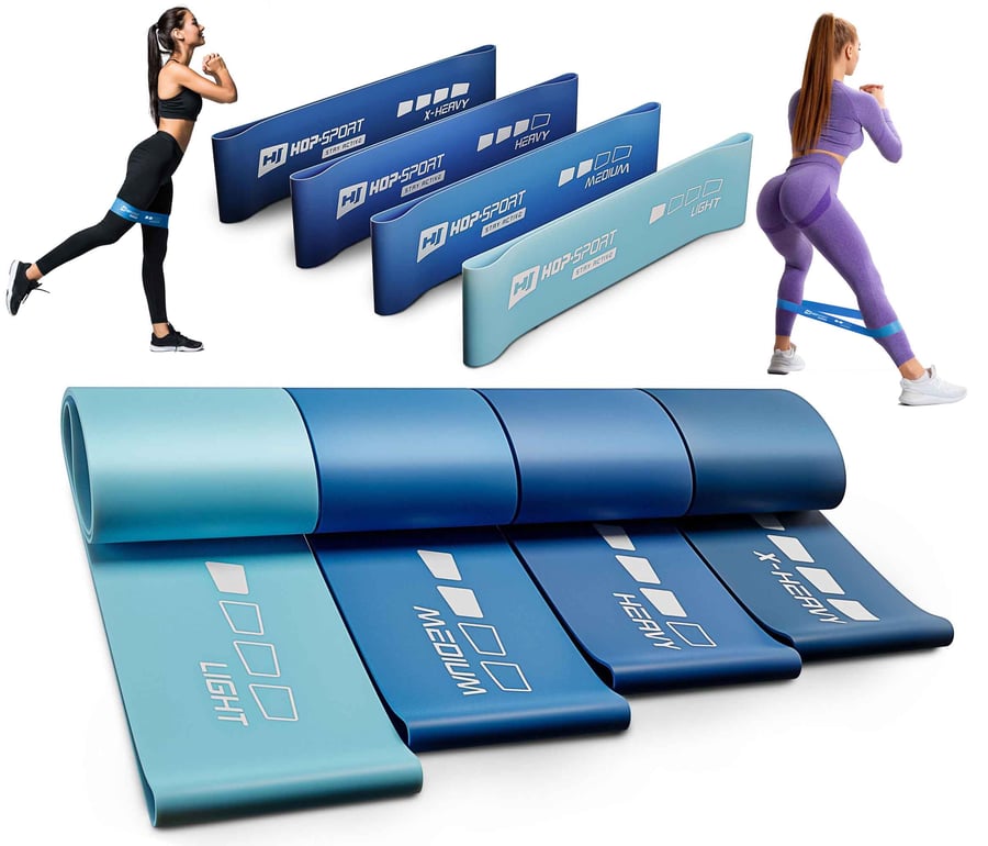 Zestaw taśm oporowych lateksowy