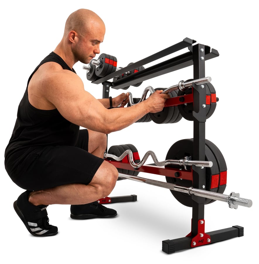 Stojak na obciążenie, hantle i - 3