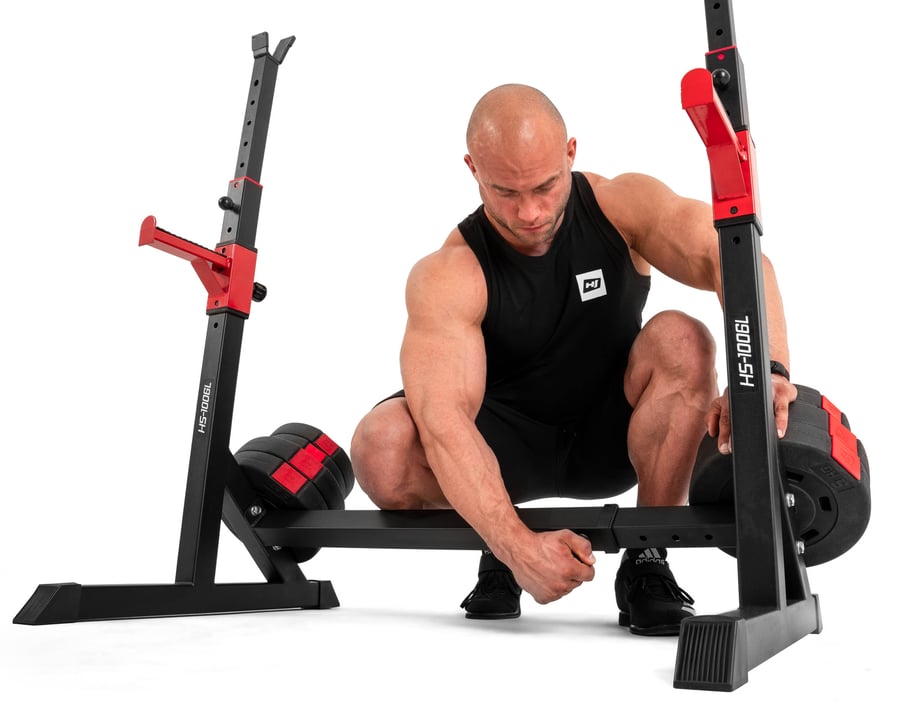 Stojaki pod sztangę regulowane