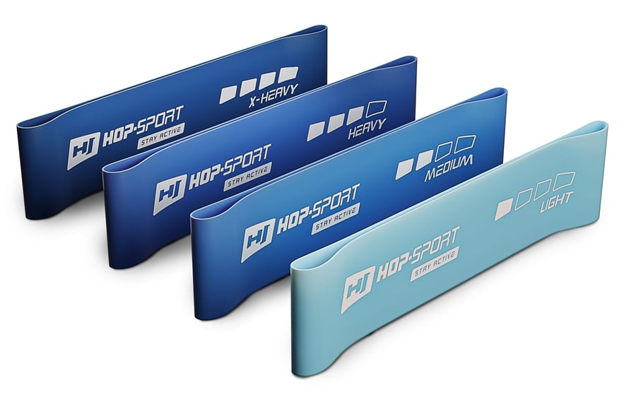 Zestaw taśm oporowych lateksowy