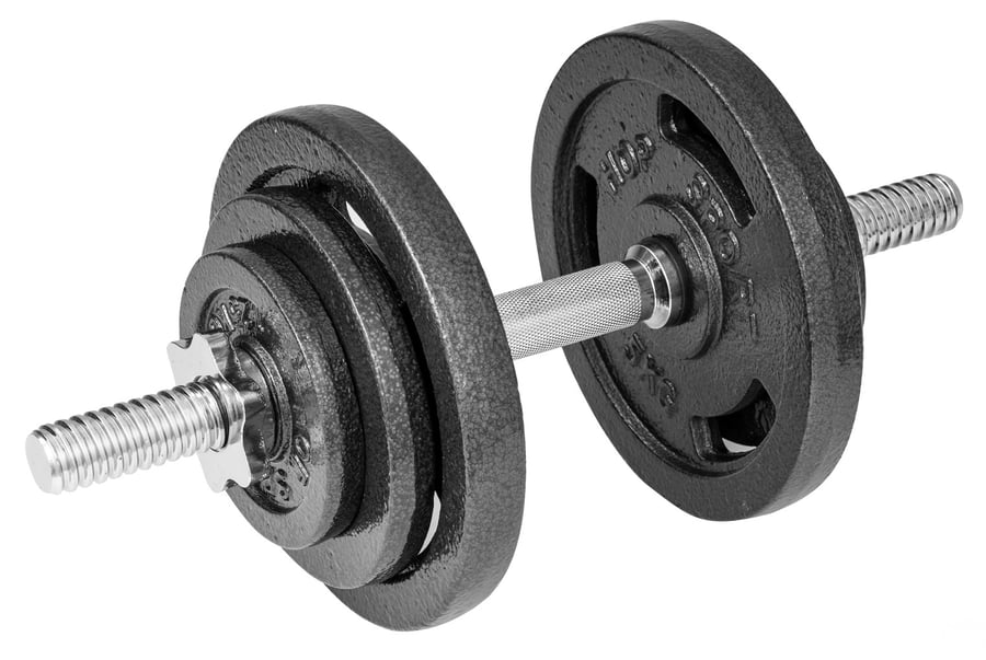 Cast Iron Dumbbell Set 1x20kg w - 8