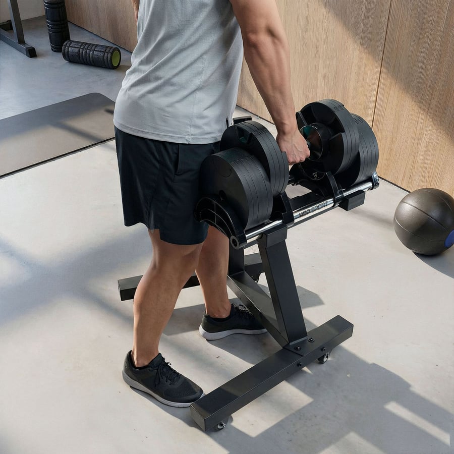 Stojak na hantle regulowane HS-