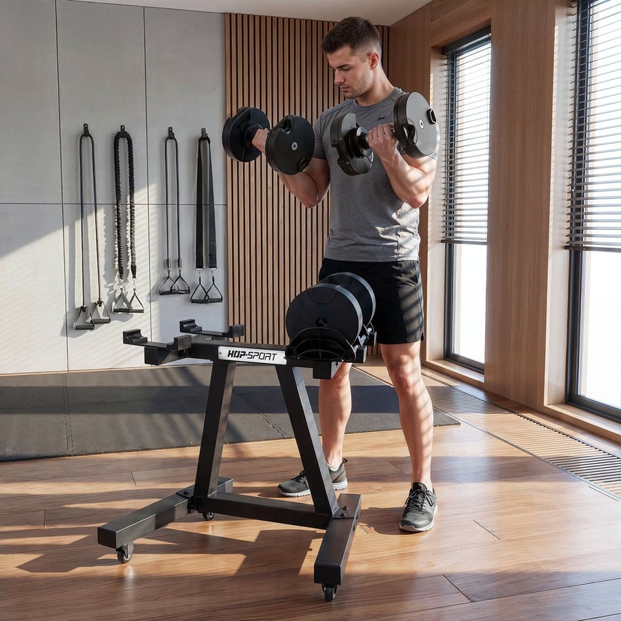 Stojak na hantle regulowane HS-