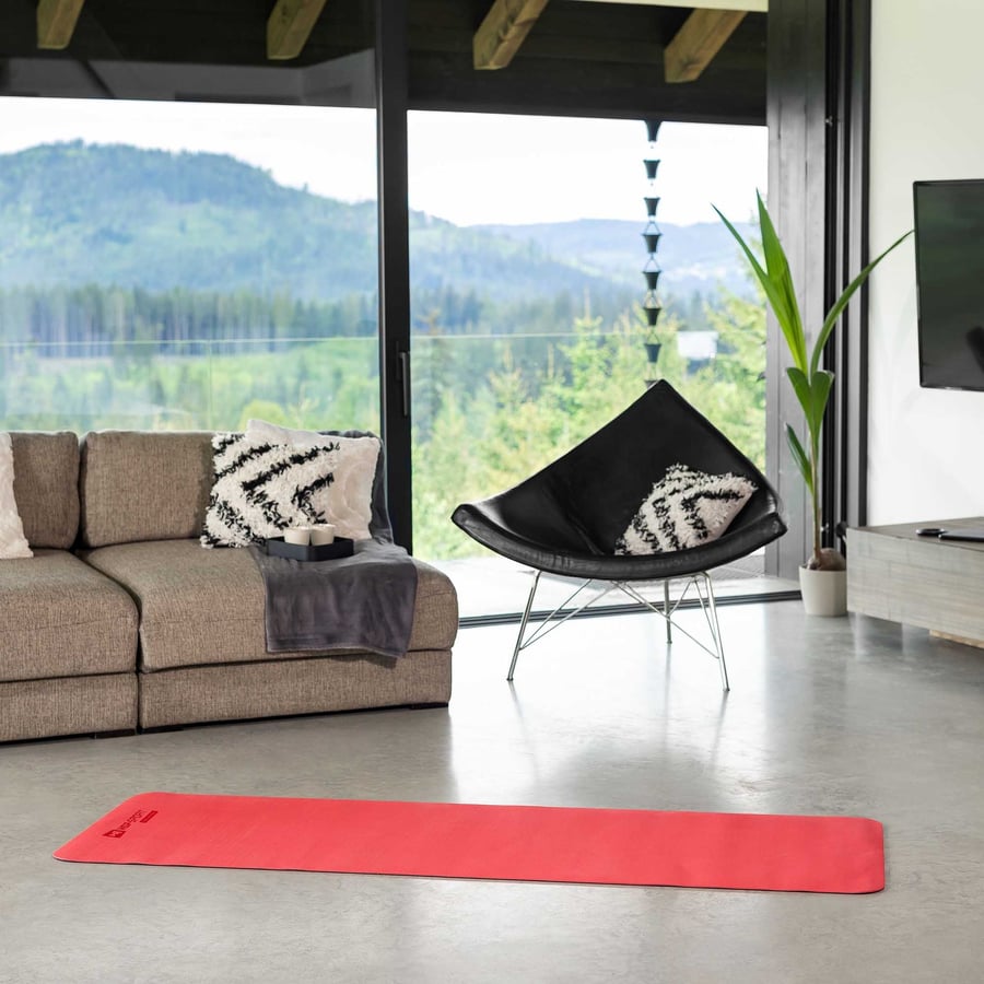 Mata fitness TPE 0,6 cm czerwon