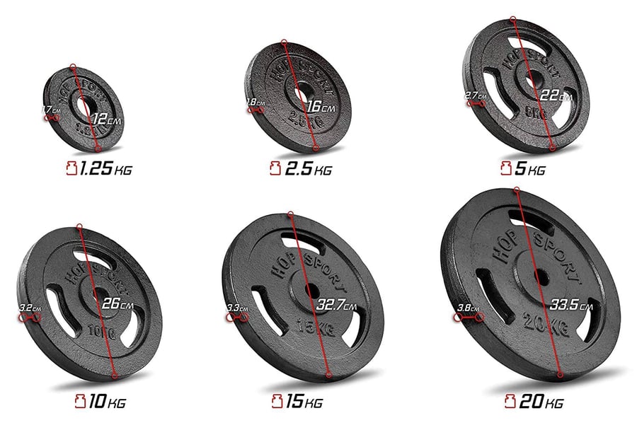 Nakládací činkový set Strong 39