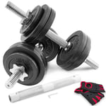 Cast Iron Dumbbell Set 2x15kg w - 7