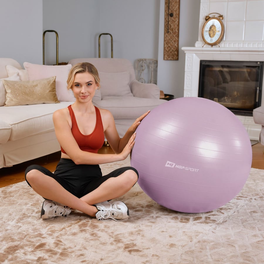 Yoga ball 85cm HS-R085YB - viol
