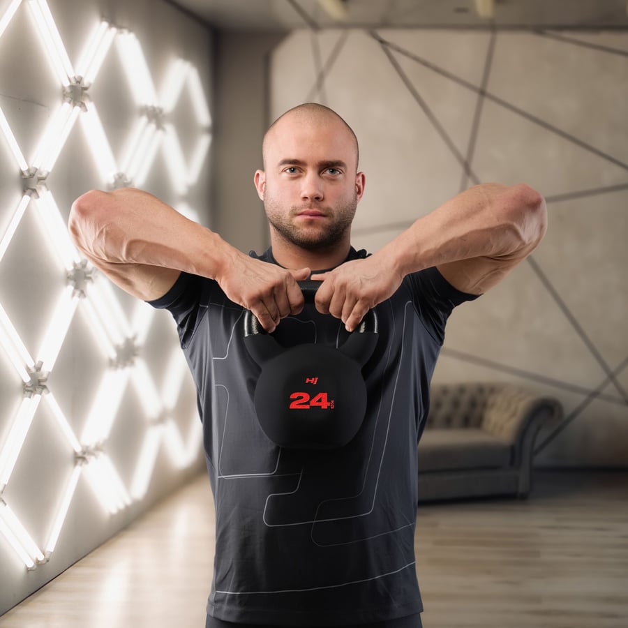 Kettlebell żeliwny 24kg HS-IB02