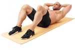 Mata fitness TPE 0,6cm pomarańc - 1