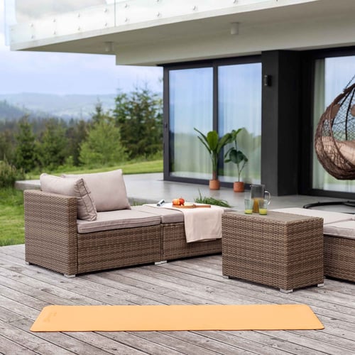 Mata fitness TPE 0,6 cm pomarań