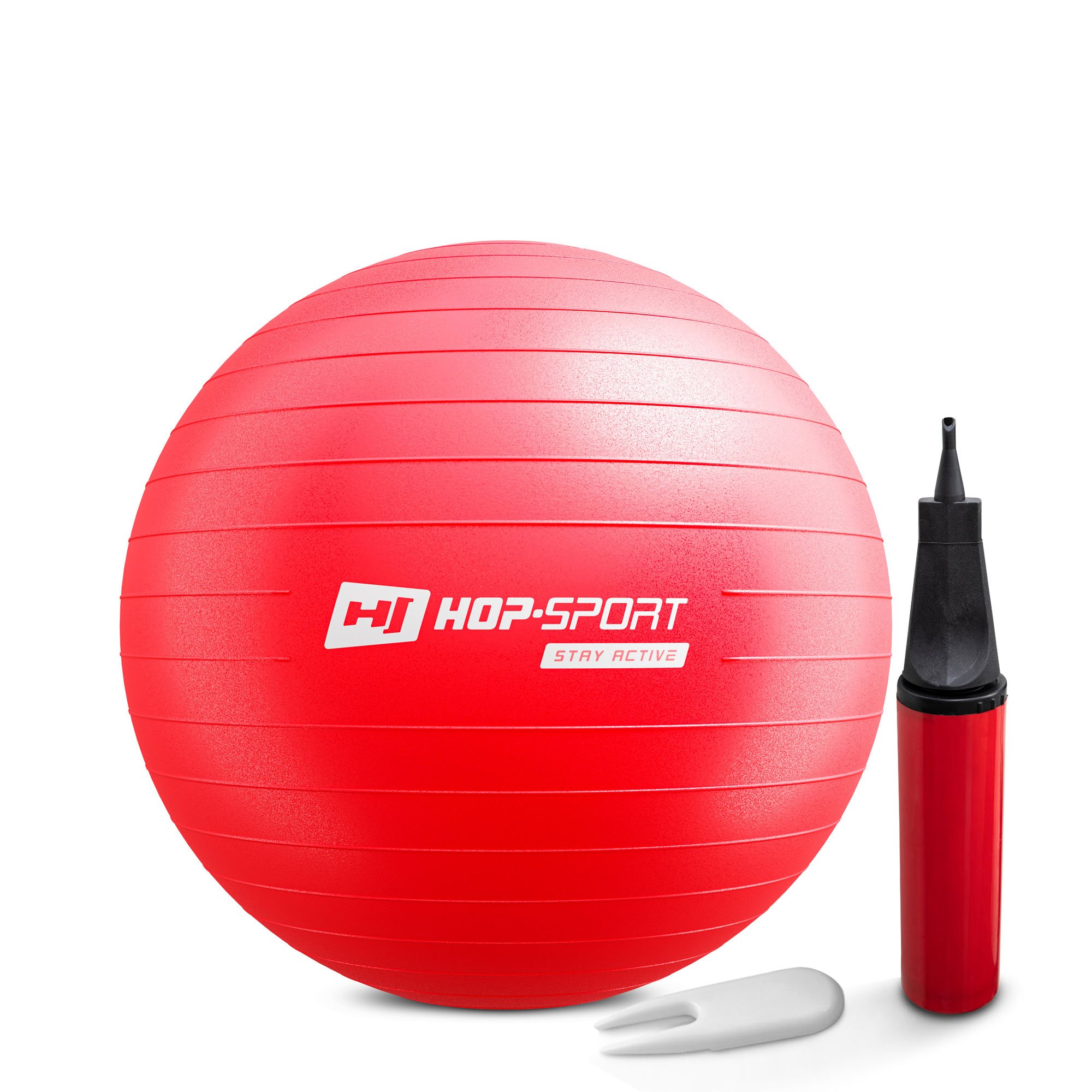 Gymnastický míč fitness 55cm  - červený