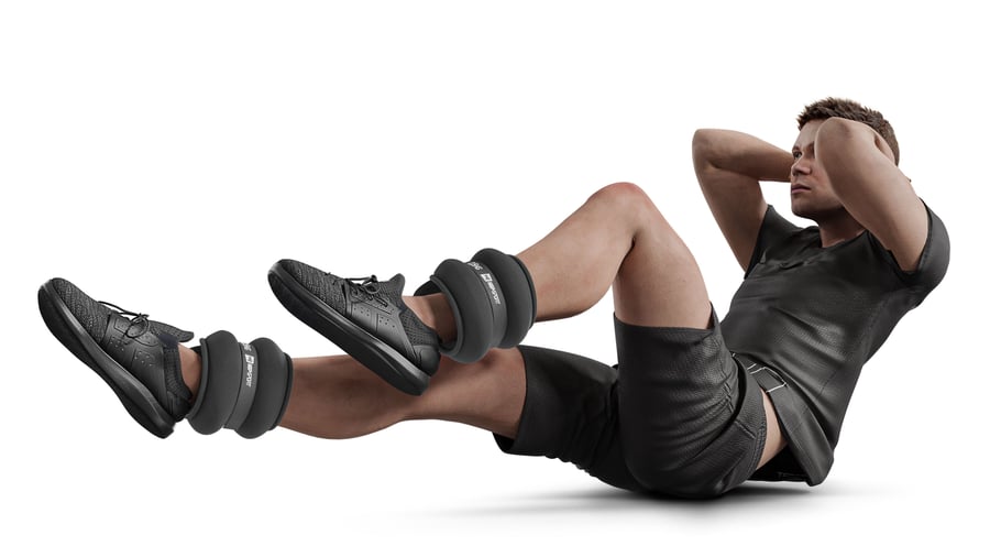 Zestaw obciążników na nogi i rę