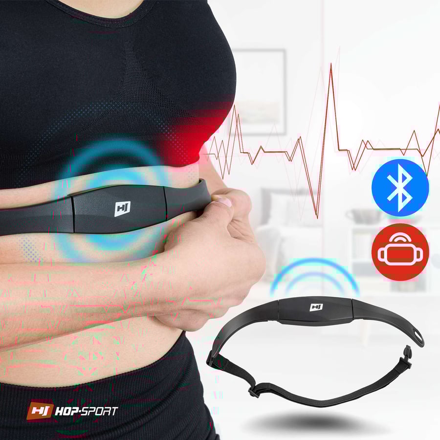 Pas piersiowy dla sprzętu fitne